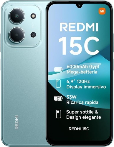 Xiaomi redmi 15c dual - redmi, 4gb