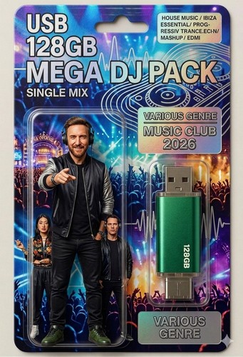 Music pack usb pen 128gb - dj,
